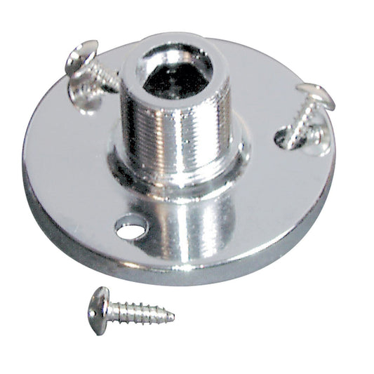 BASE CHROME 44MM 5/8IN THR FOR GOOSENECK