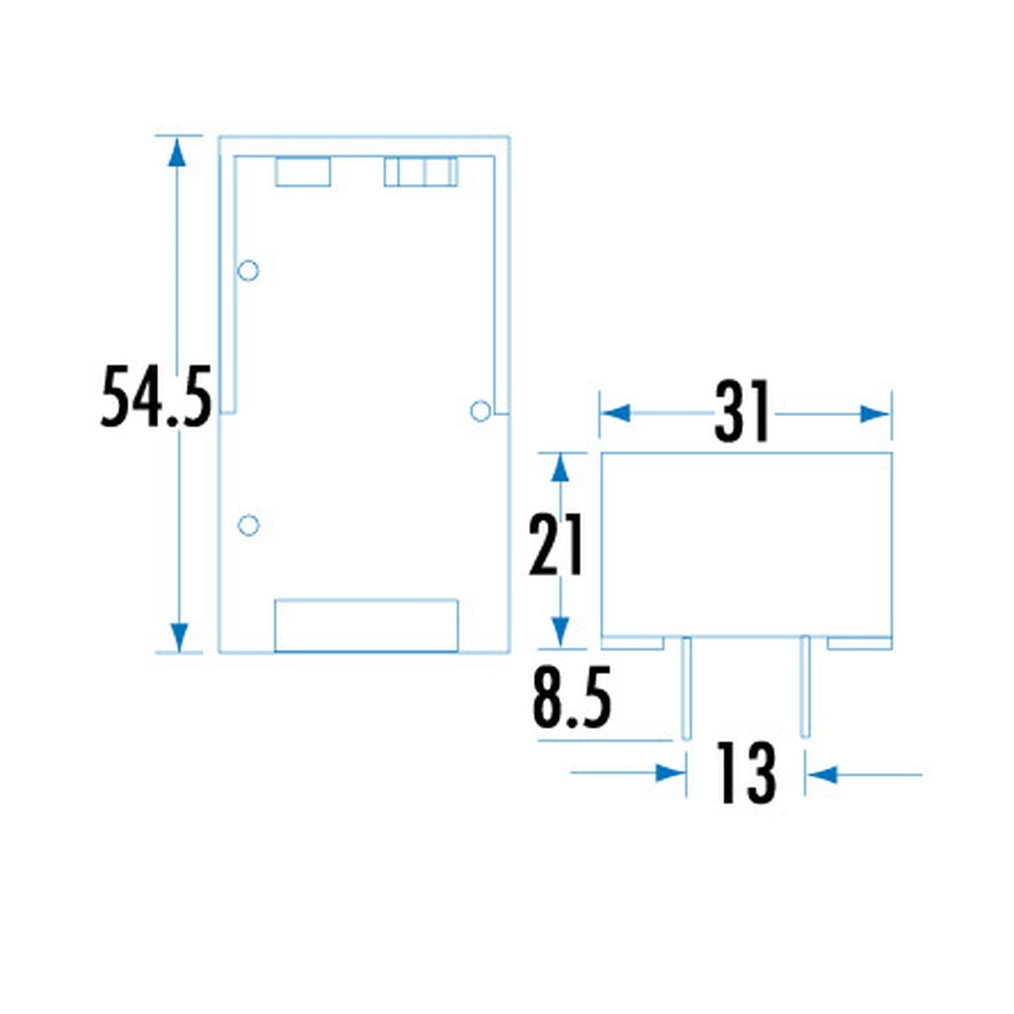 BATT HOLDER 9V PCB