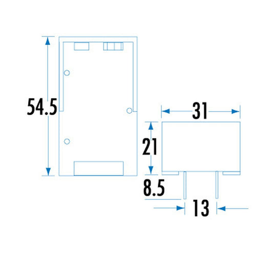 BATT HOLDER 9V PCB