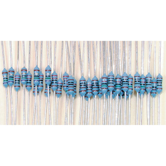 RESISTOR PACK 0.5W MTL 10R - 1M 1% MINI PK300 - RR0680