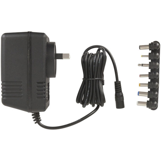 MAINS ADPT 9VAC 1A UNREG 7PLG - MP3027