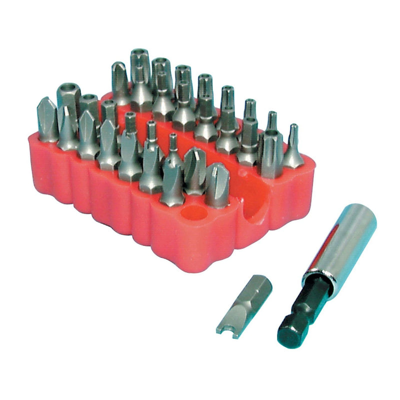 BIT SET NON-STND 32PCE RED HOLDER - TD2035