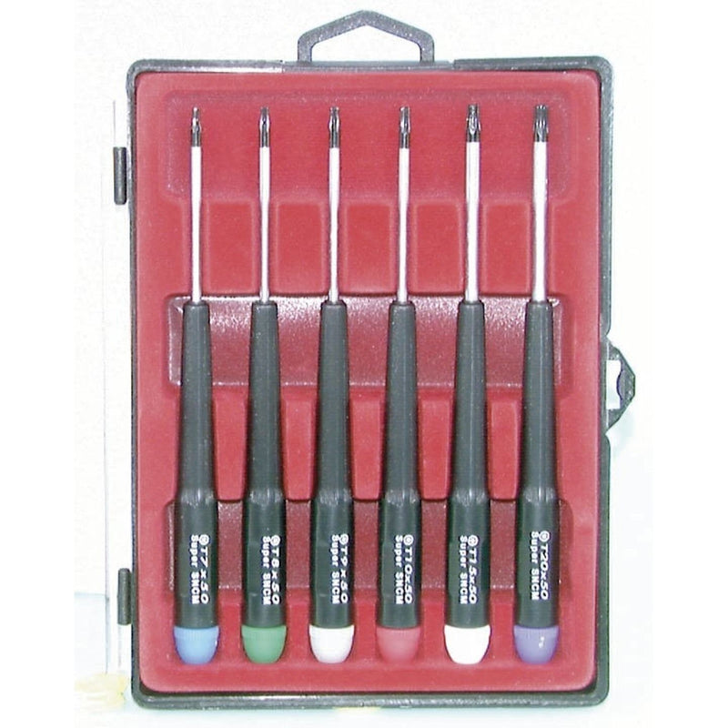 SDRV SET TORX TAMPER T7-T20 6PCE W/CASE - TD2021