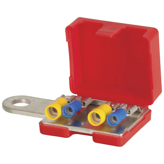 TERMINAL BATTERY MULTI CONN 4XSPADE RED - HM3089