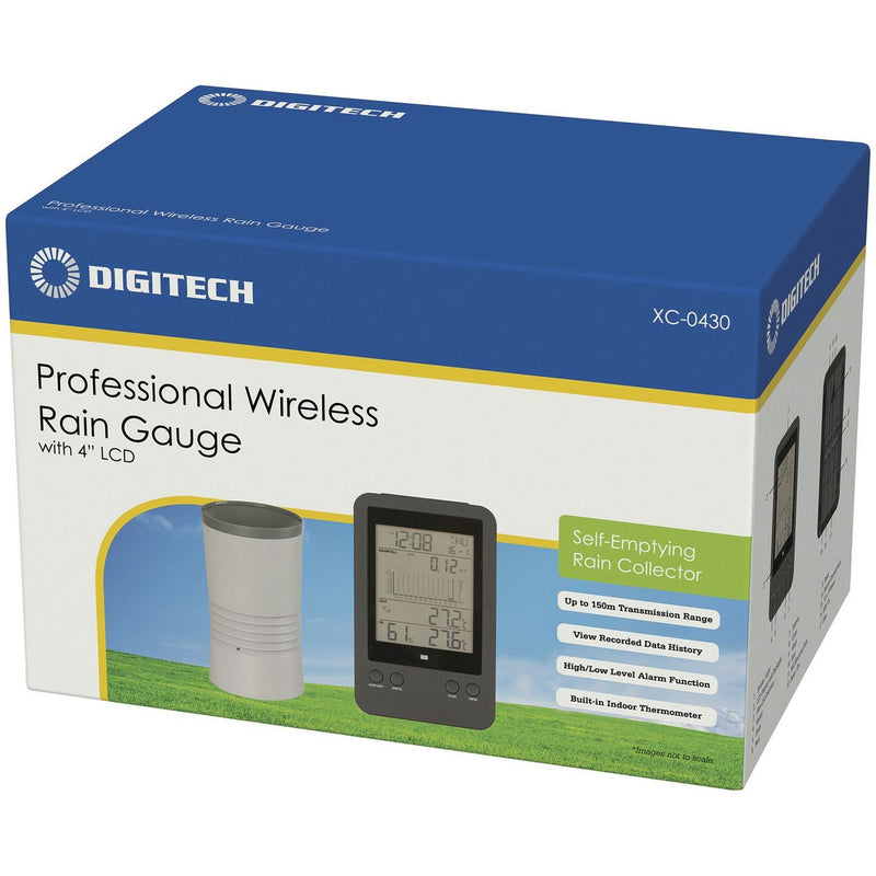 GAUGE RAIN DIG TEMP IN/OUT LCD PRO - XC0430