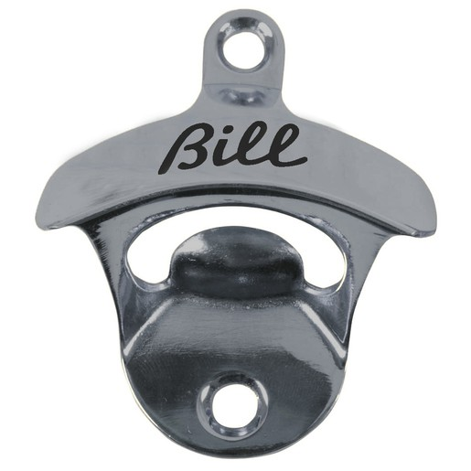 BOTTLE OPENER WALL MOUNT SILVER - TCG108
