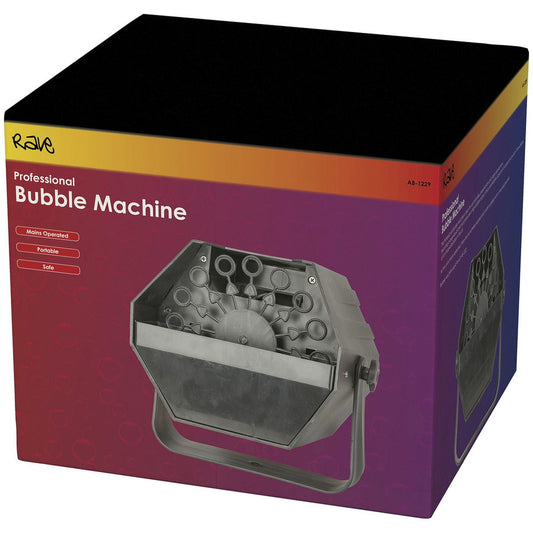 BUBBLE MACHINE STAGE 240V BLK - AB1229