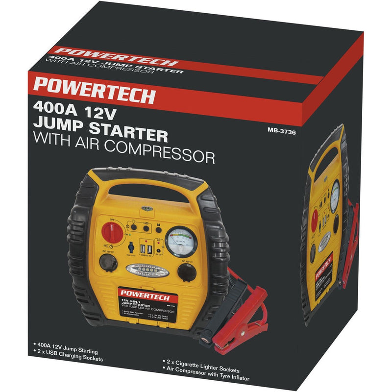 JUMP STARTER 4IN1 12V 17AH USB LED AIR - MB3736