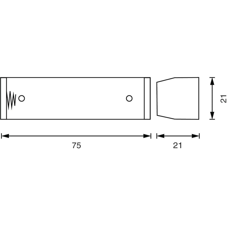 BATT HOLDER 1X18650 BLK W/LEAD 150MM - PH9205