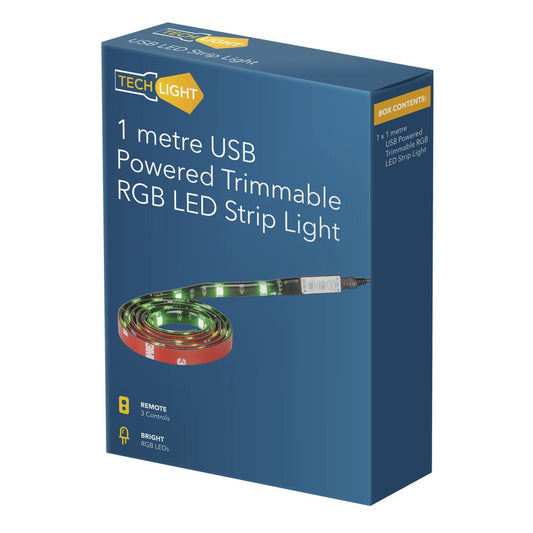 LED RGB STRIP USB REMOTE 1M - ZD0571