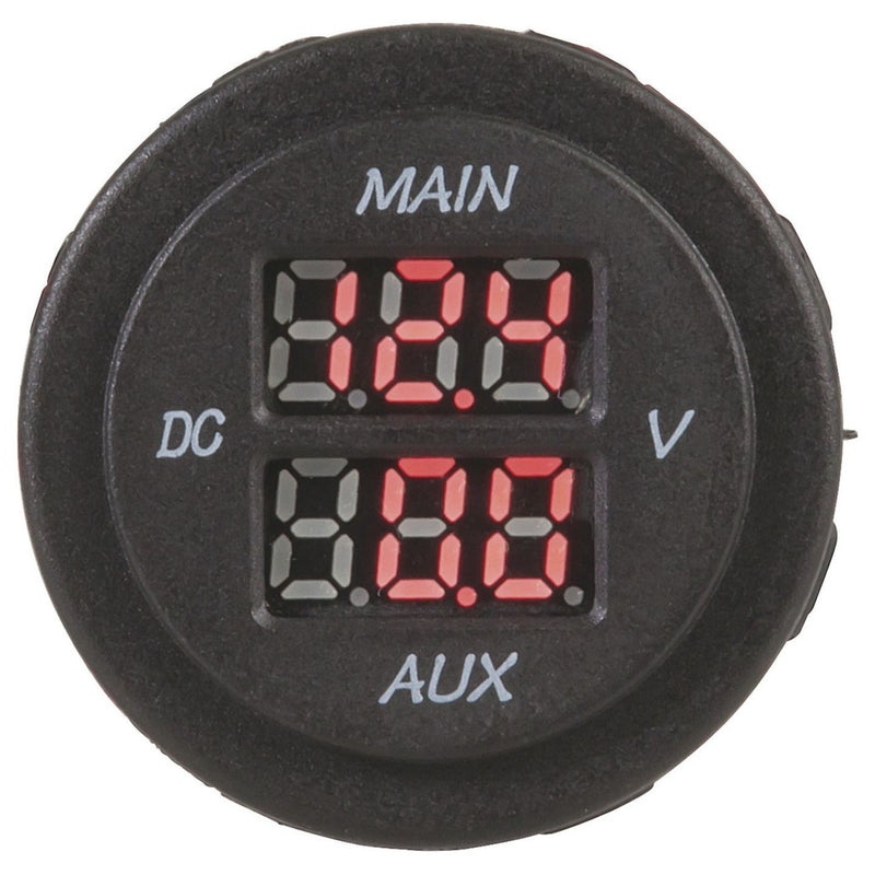 METER PNL/SURF MNT LED DUAL BATT VOLT - QP5583