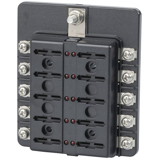 10 WAY BLADE FUSE BLOCK - SCREW TERMINAL CONNECTION - SZ2097