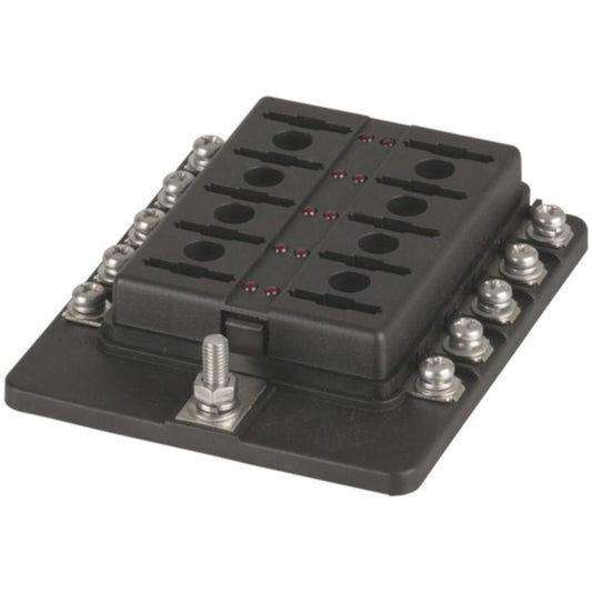 10 WAY BLADE FUSE BLOCK - SCREW TERMINAL CONNECTION - SZ2097