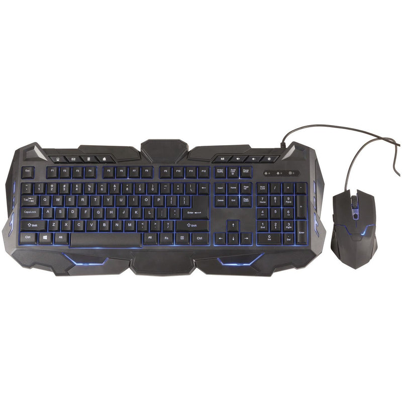 KEYBOARD AND MOUSE USB GAMING BLK - XC5132