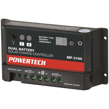 12/24V 10A DUAL BATTERY PWM SOLAR CHARGE