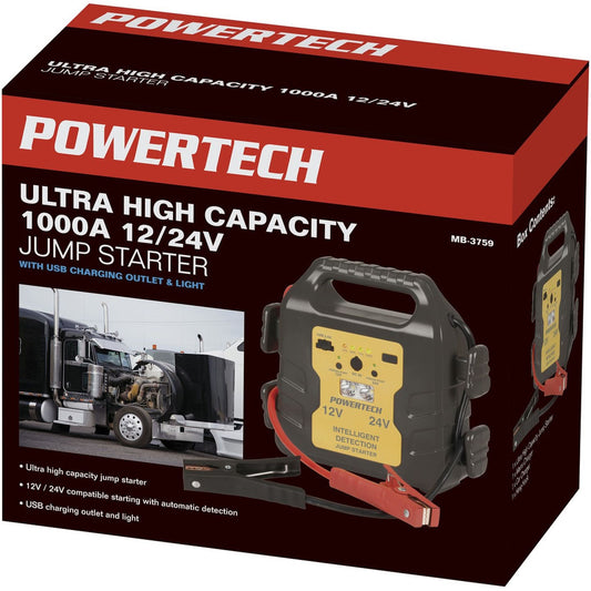(Z) JUMP STARTER/ PWR BANK LIPO 12/24V 1000A - MB3759 