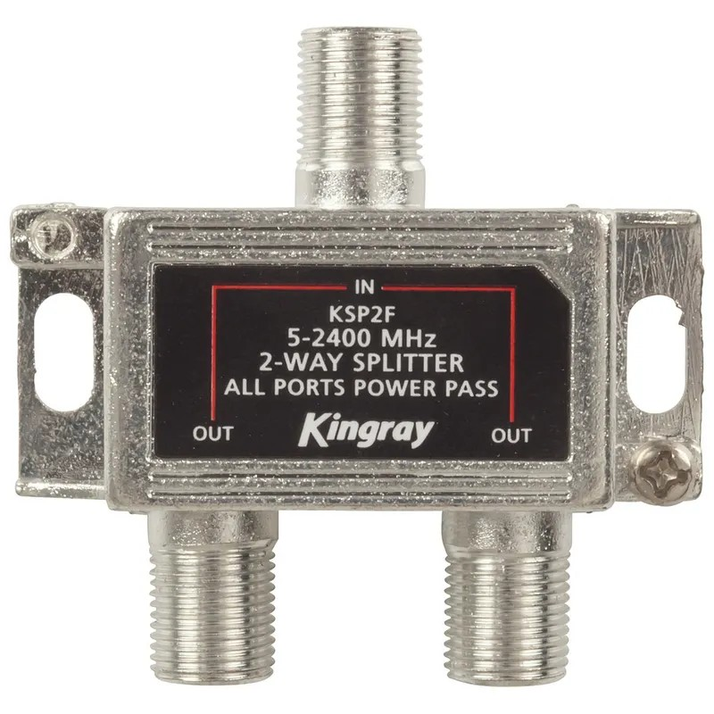 SPLITTER 2WAY W/2PWR PASS F-TYPE KINGRAY - LT3069