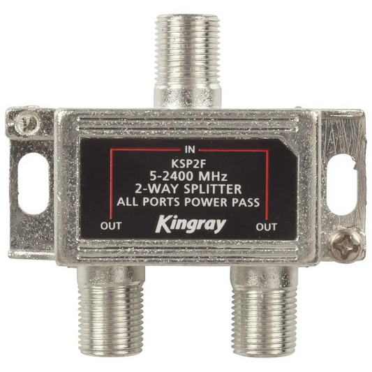 SPLITTER 2WAY W/2PWR PASS F-TYPE KINGRAY - LT3069