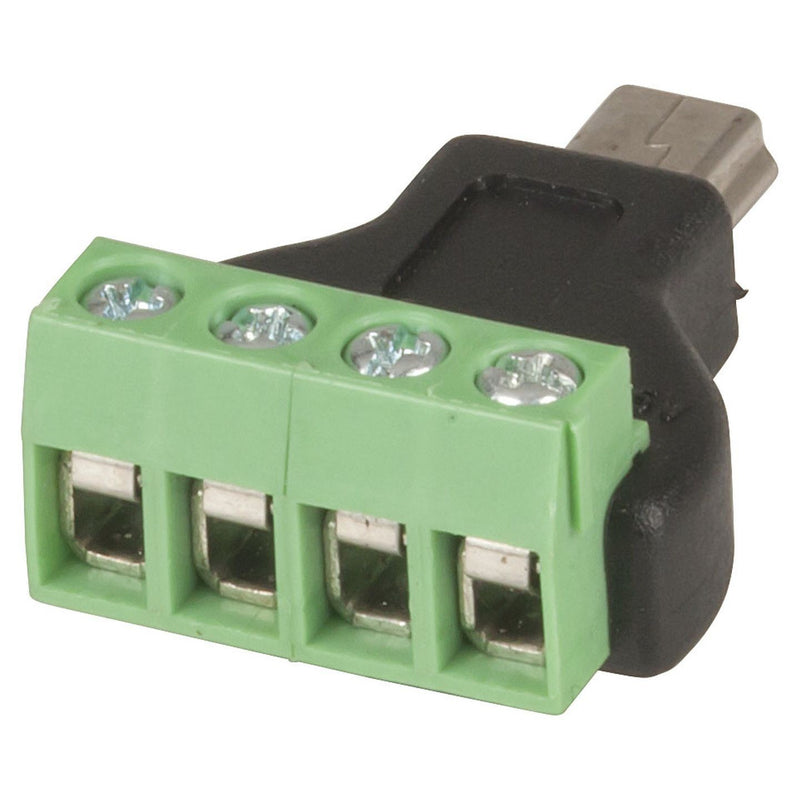 ADAPT USB2.0 MINI B PLG-4XSCREW HEADER - PA0950