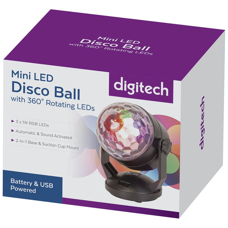 LIGHT LED ROTATE MINI BALL RGB USB/BATT