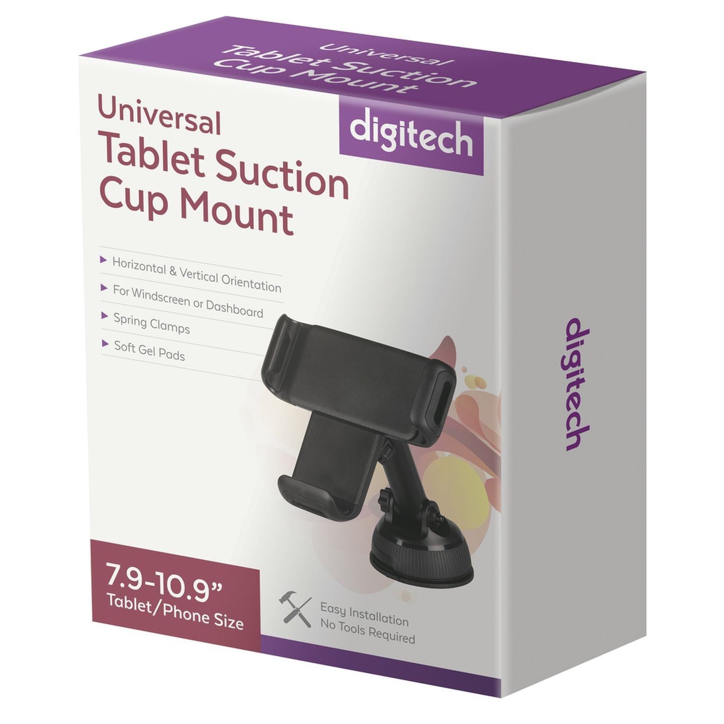 BRKT/MNT TABLET SUCTION CUP BLK - HS9041