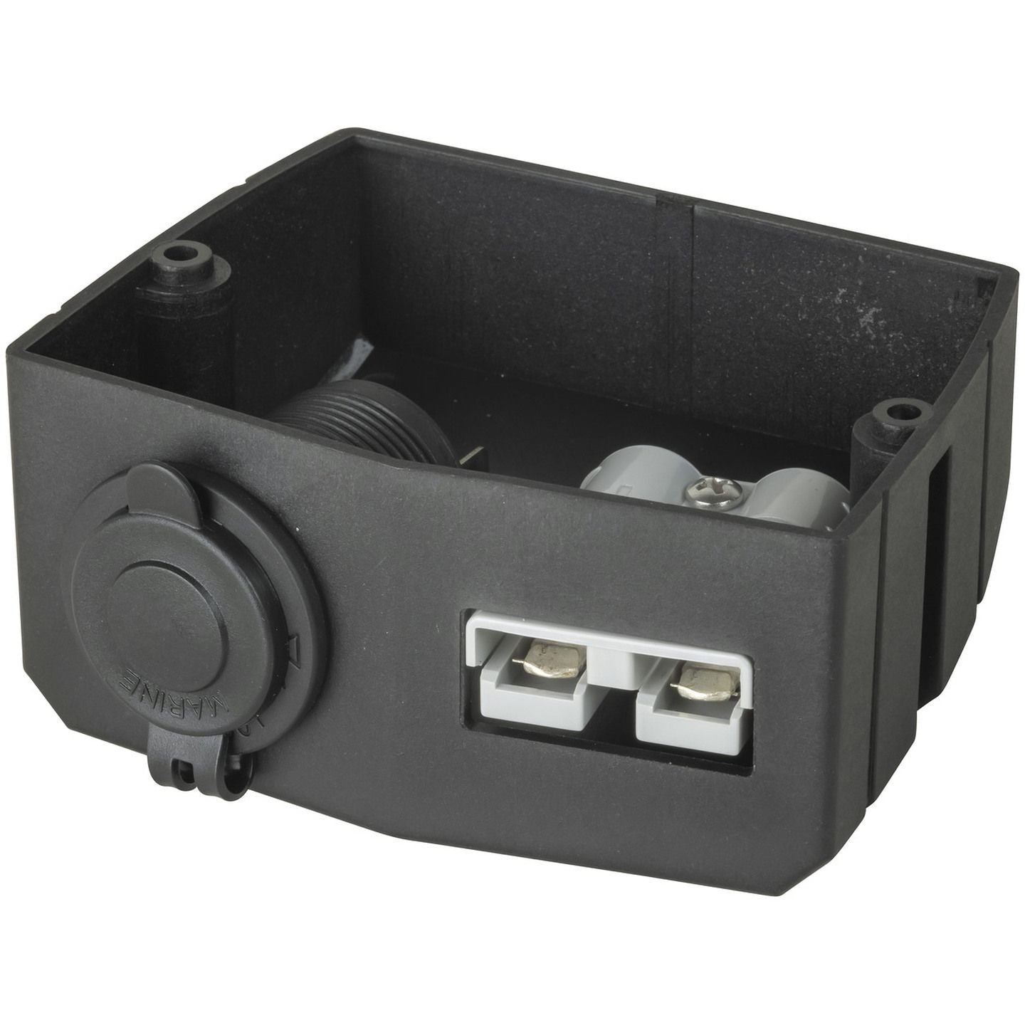 SURFACE MOUNT BRACKETWITH ANDERSON 50A PLUG AND TWIN USB SOCKETS - PT4496