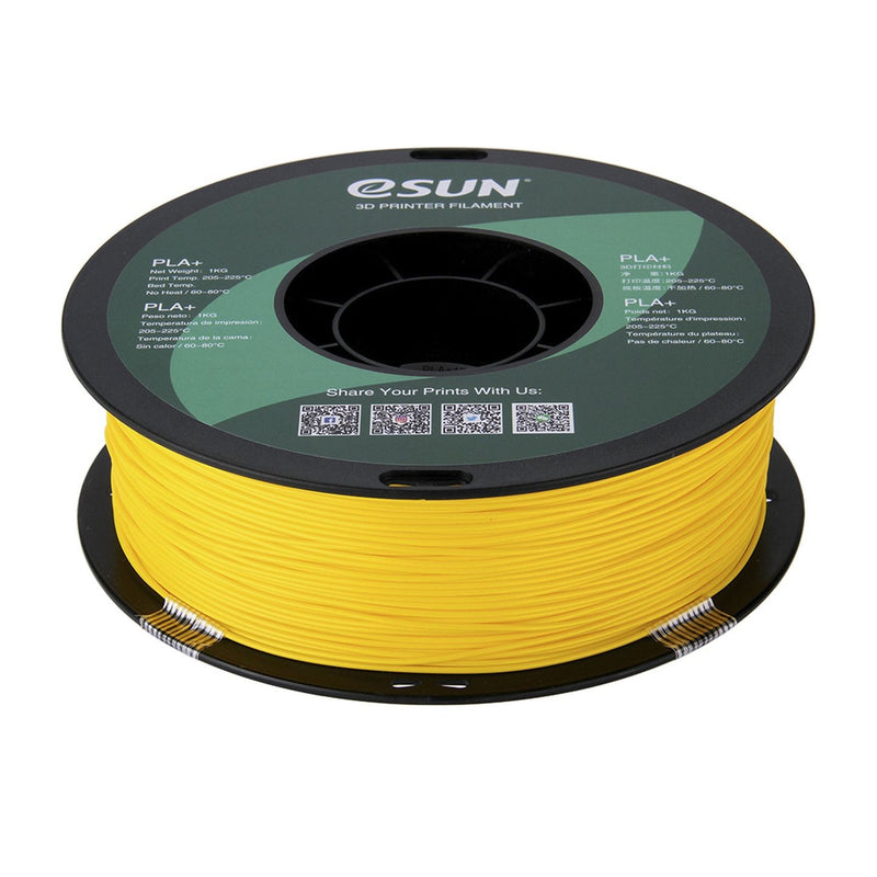 FILAMENT PLA+ YEL 1.75MM 1KG ROLL ESUN - TL4461