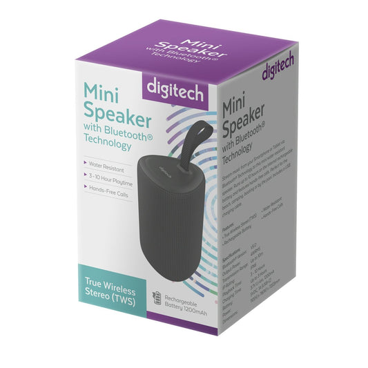 SPKR B/T TWS 4W RECH MINI BLK/GRY - XC5238