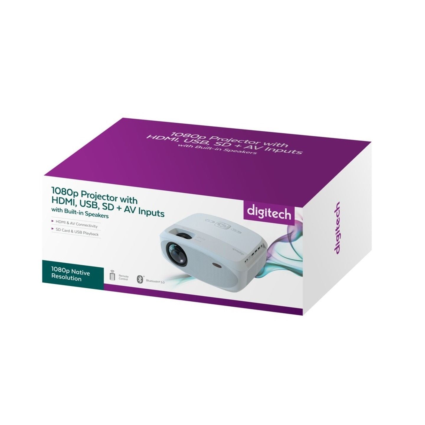 PROJECTOR HD 1080P MINI W/HDMI/USB/AV/SD - AP4014