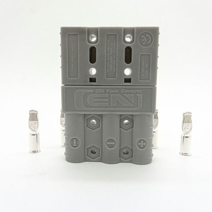 CONN 50A 3POLE GRY SHELL+3X6G CONT PK2 - PT4493