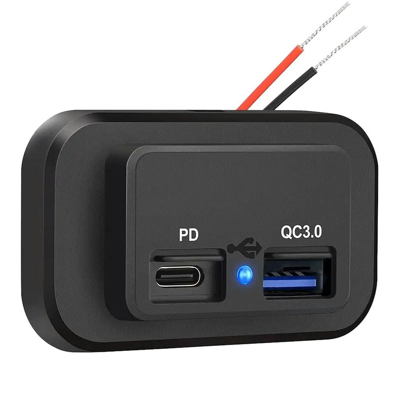 CHARGER 12VDC - QC 3.0+PD USBC - MP3623