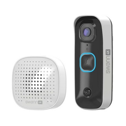 DOORPHONE VIDEO WIFI 4K BATT SWANN - QC9118