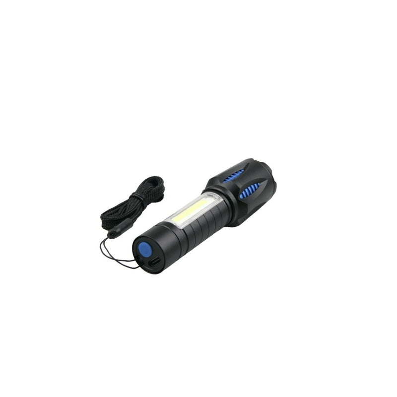 TORCH+W/LIGHT UV LI-ION RECH 14500 350LM - ST3554