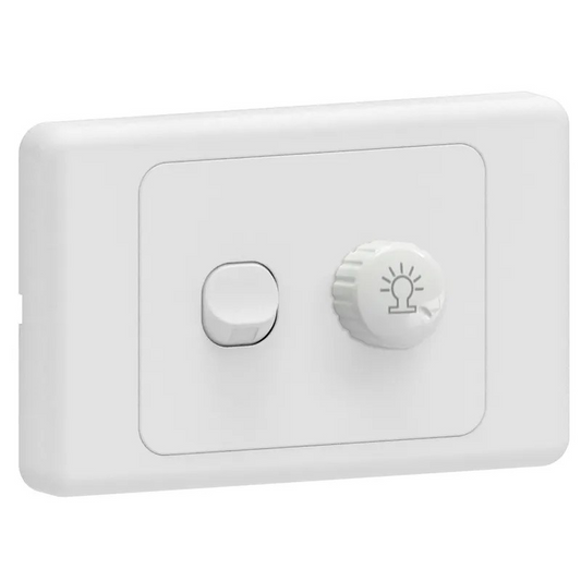 SWITCH MAINS WALL HRZ DIMMER 500W - PS4053