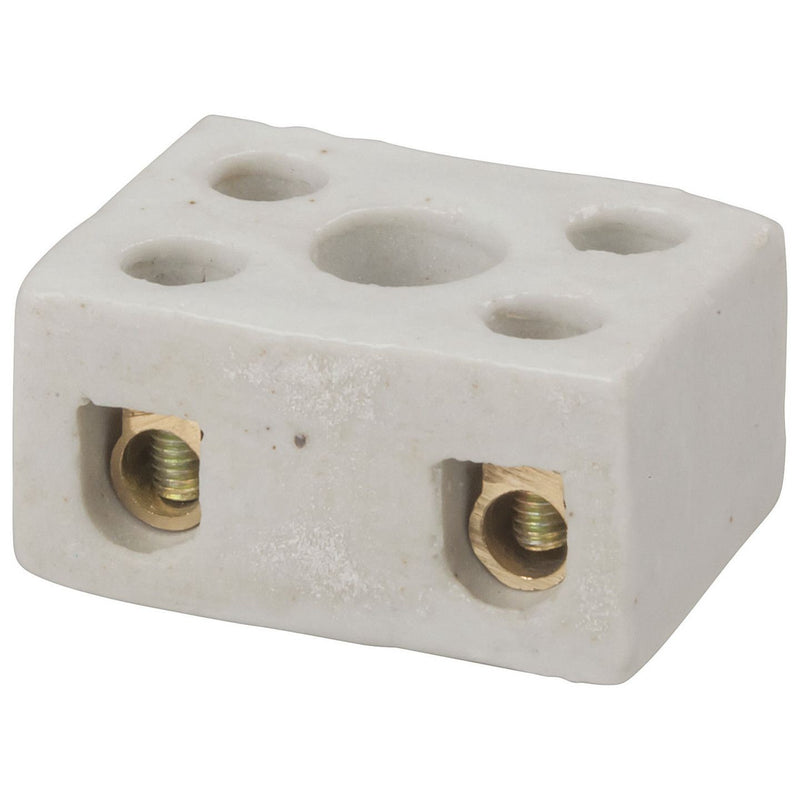 TERMINAL BLOCK PORCELAIN 2WAY 250V 10A - HM3182