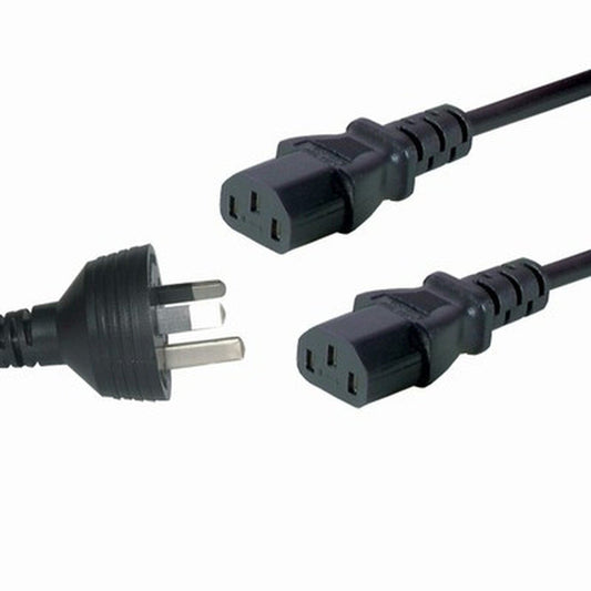LEAD MAINS SAA PLG - 2SKT IEC320 - PS4102