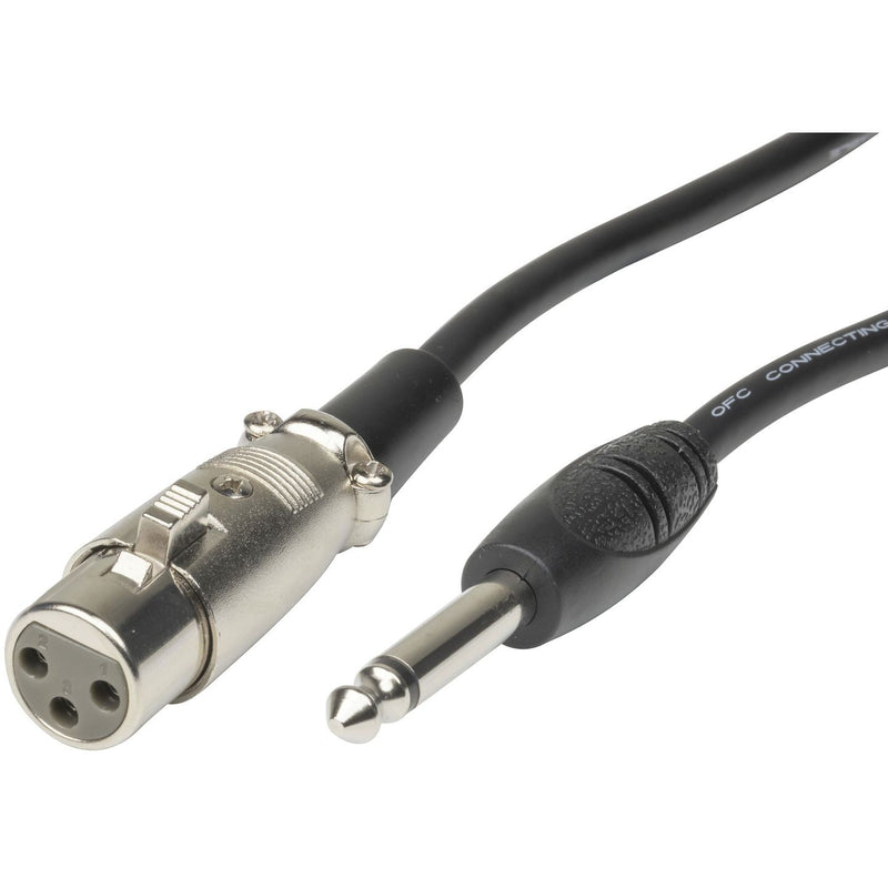 LEAD AUDIO PLG 6.5MM MONO- SKT XLR/3P 6M - WA7040