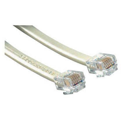 LEAD TEL RJ12 6P/6C PLG - PLG 15M - YT6038