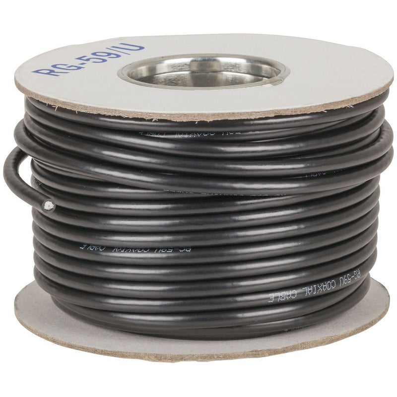 CABLE COAX 75R RG59 BLK 30M ROLL - WB2005