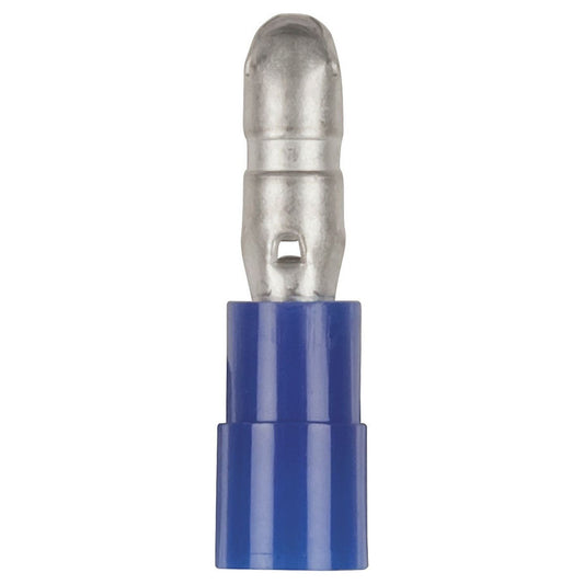 CONN QC PLG BULLET 4MM BLU PK8 - PT4600