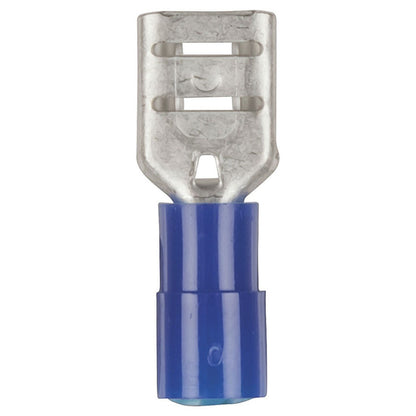 CONN QC SKT SPADE 6.4MM BLU PK8 - PT4607
