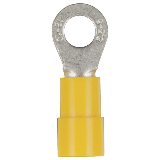 CONN QC EYE TERM 5.3MM YEL PK8 - PT4714