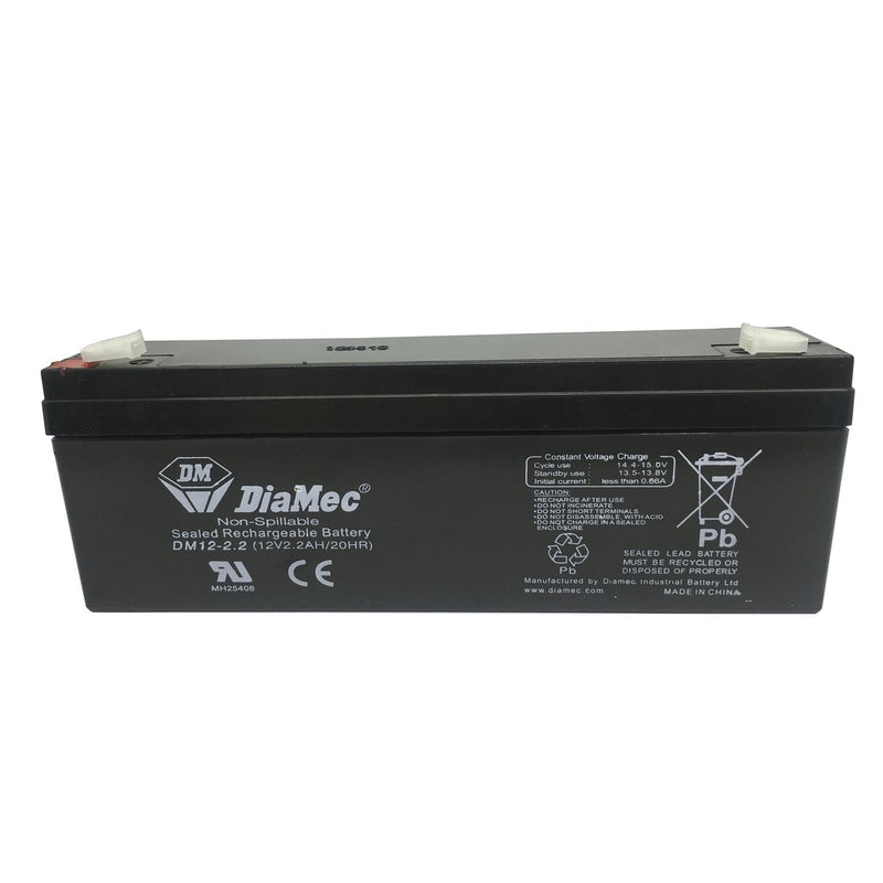 BATT SLA 12V 2.2AH 177X34X60 - SB2482