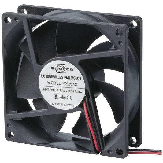 FAN 24VDC 80X80X25MM BALL/B - YX2542
