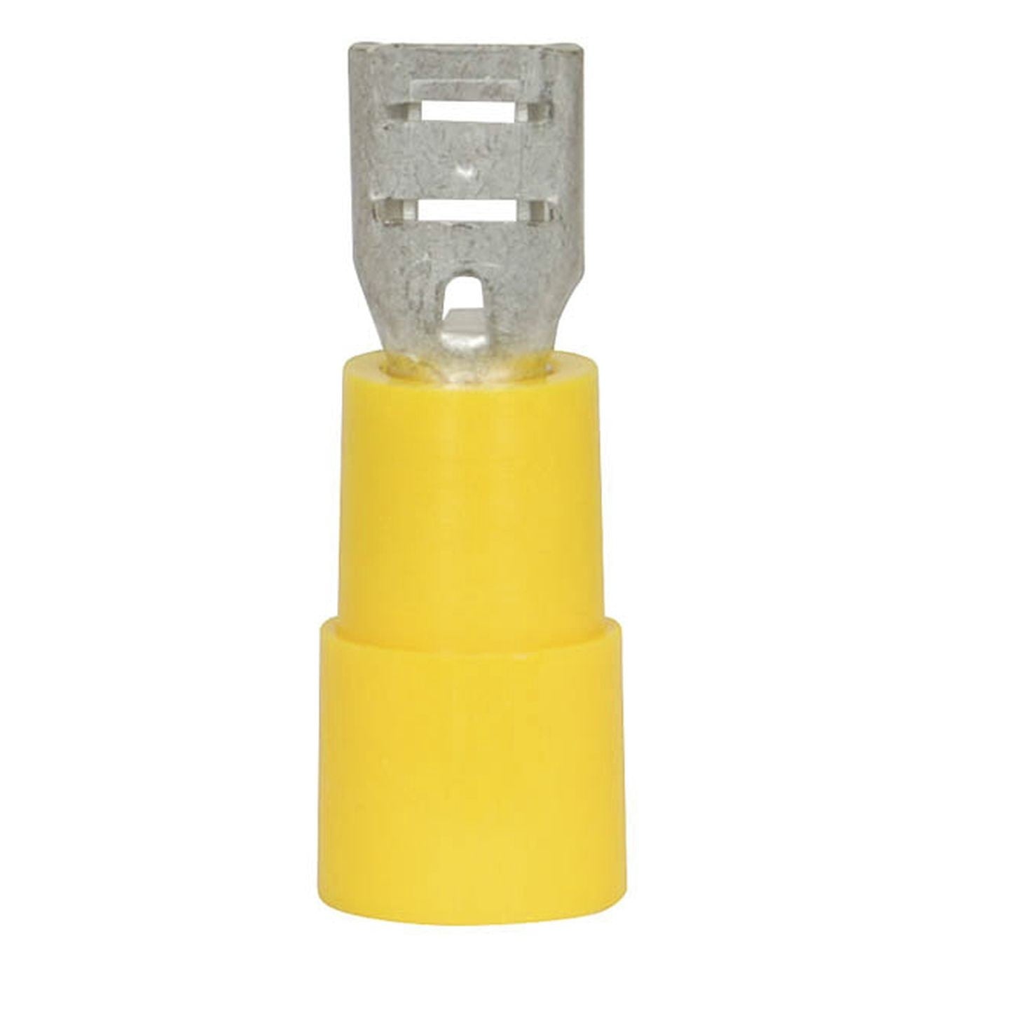 CONN QC SKT SPADE 4.8MM YEL PK100 - PT4721