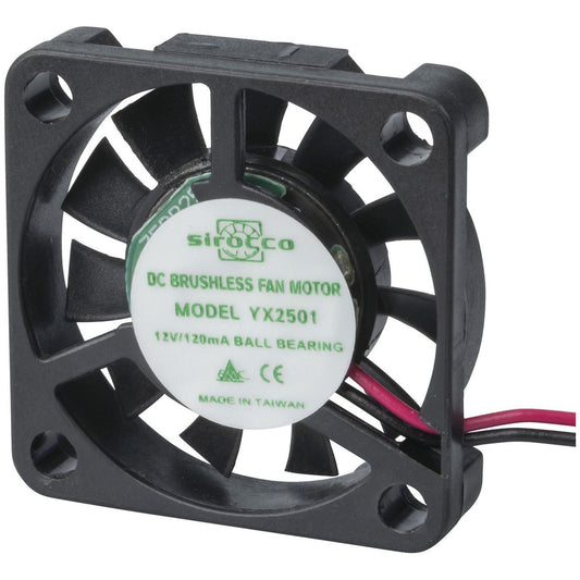 FAN 12VDC 30X30X6MM BALL BEARING - YX2501