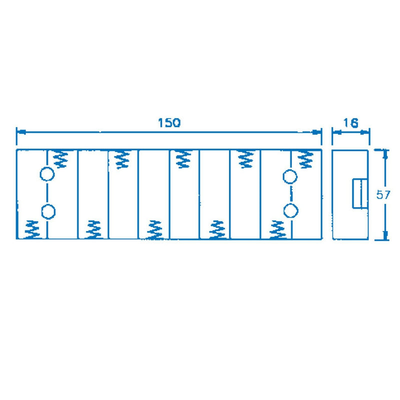 BATT HOLDER 10AA - PH9210