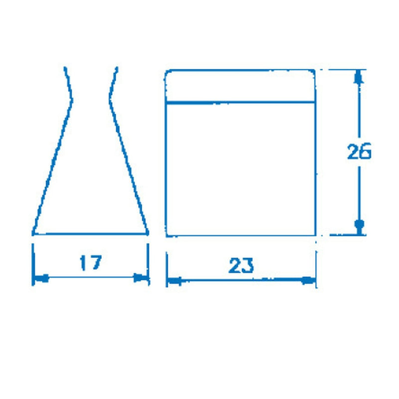 BATT HOLDER 9V MTL