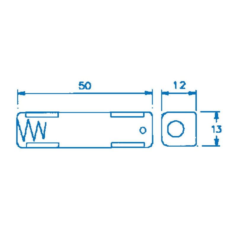 BATT HOLDER 1AAA W/LEAD - PH9260