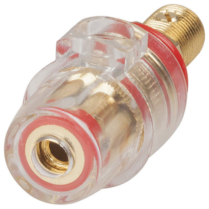 BINDING POST GLD SHROUDED RED - PP0436